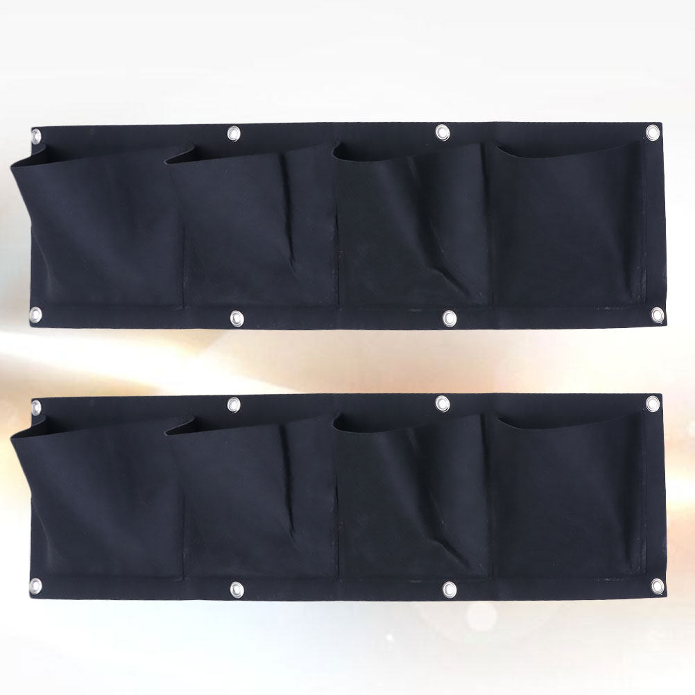 Grow Bag - 2Pcs Wall Hanging Plant Bag Felt