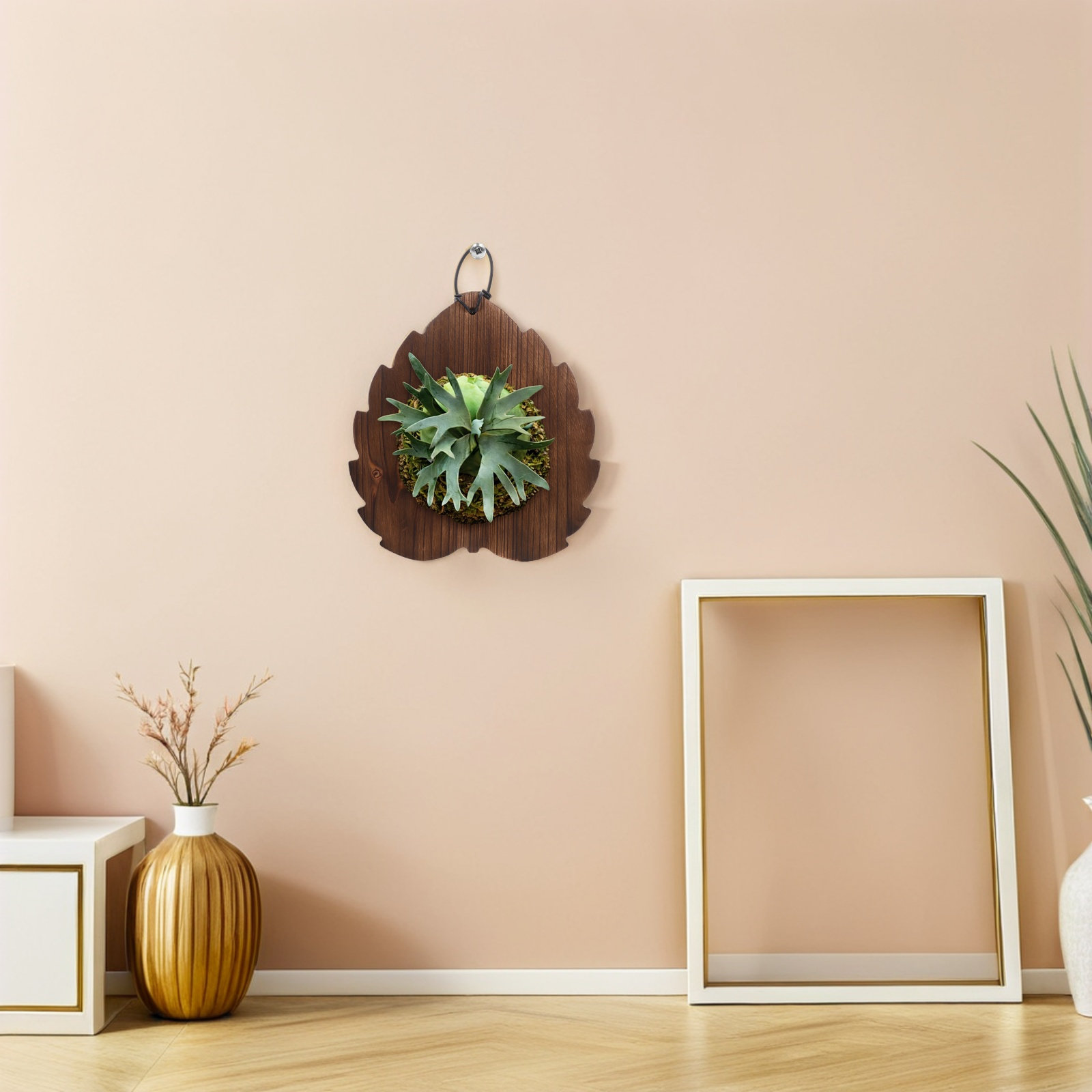 Vertical Planter - Solid Wood Wall Planting Board Rustic