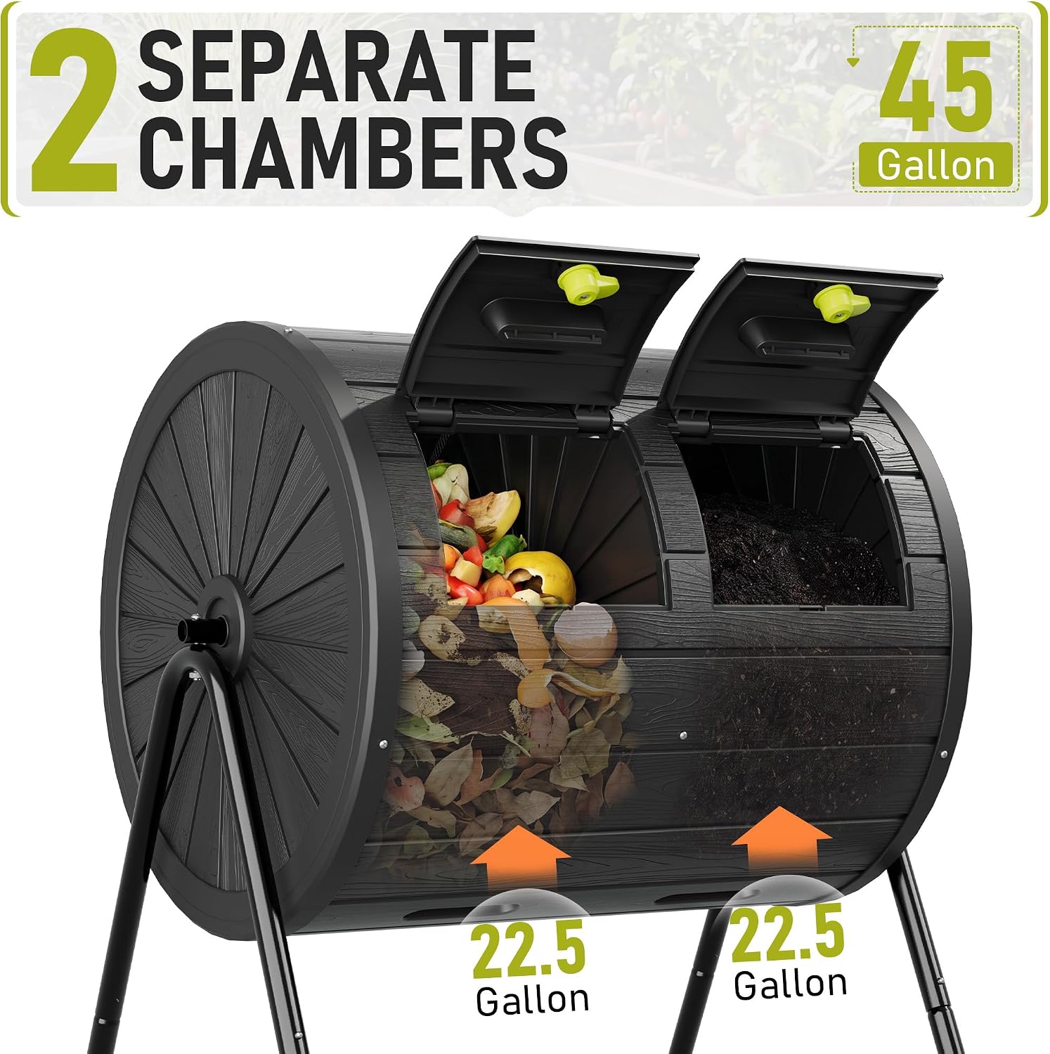 Bifanuo 45 Gallon Compost Bin, - огляд і ціна Compost Bin