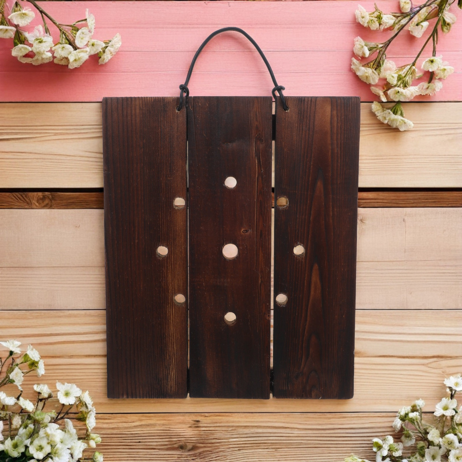 Charred Wood Mounting Board wi - огляд і ціна Vertical Planter