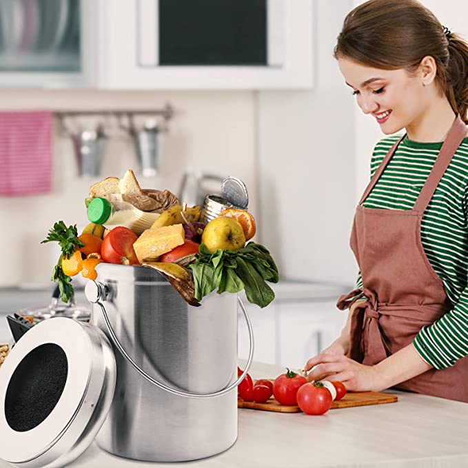 16 Pieces Compost Bin Bucket F - огляд і ціна Compost Bin
