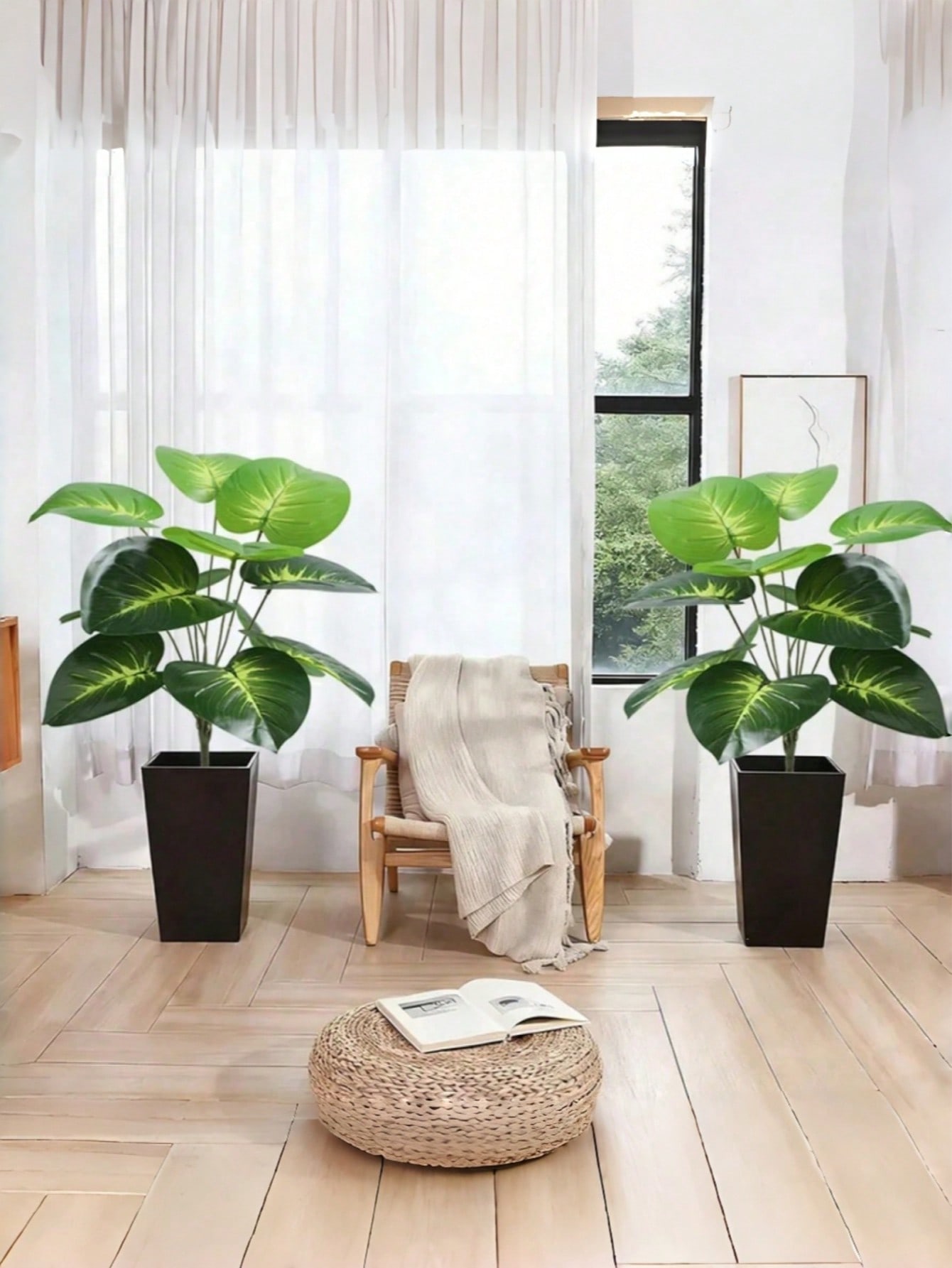 Large Artificial Money Tree Fa - огляд і ціна Indoor Herb Garden