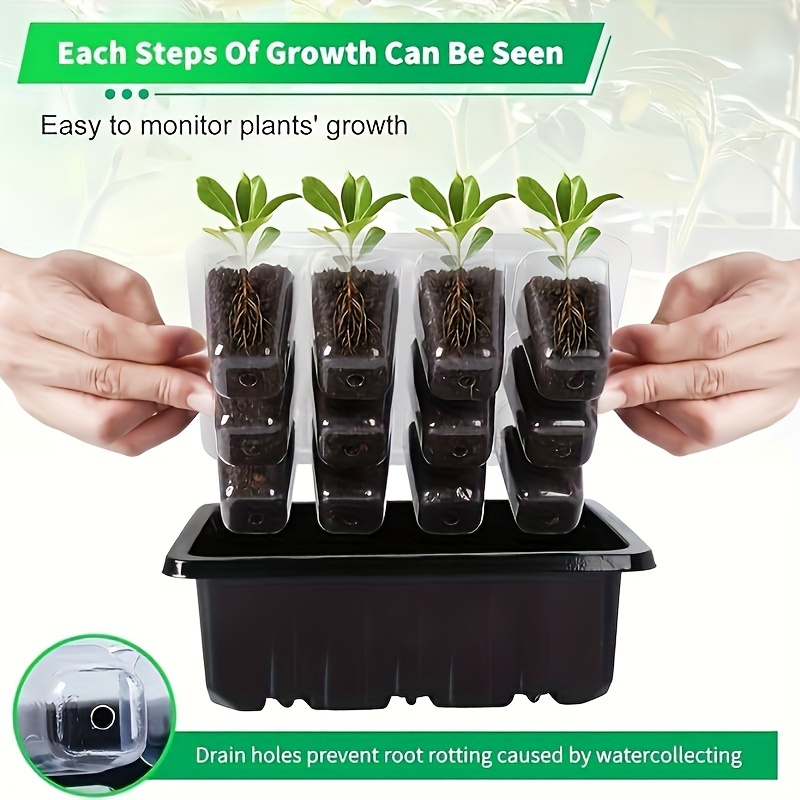 1/2/3-Pack 12/24/36-Cell Seed  - огляд і ціна Grow Light Led