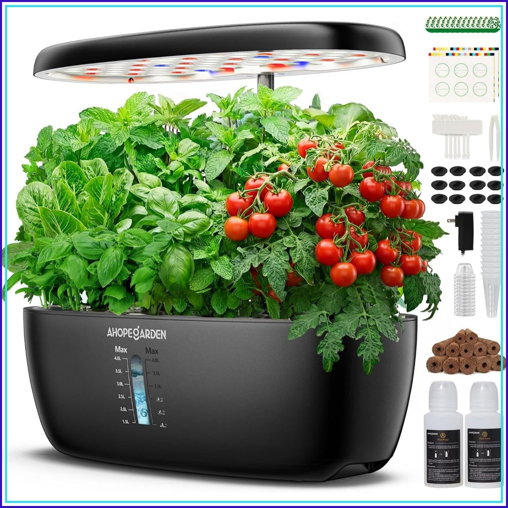 12 Pod Hydroponic Garden with  - огляд і ціна Indoor Herb Garden