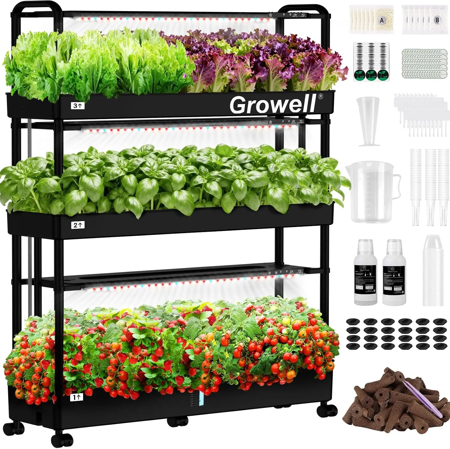 Large Hydroponics Growing Syst - огляд і ціна Indoor Herb Garden