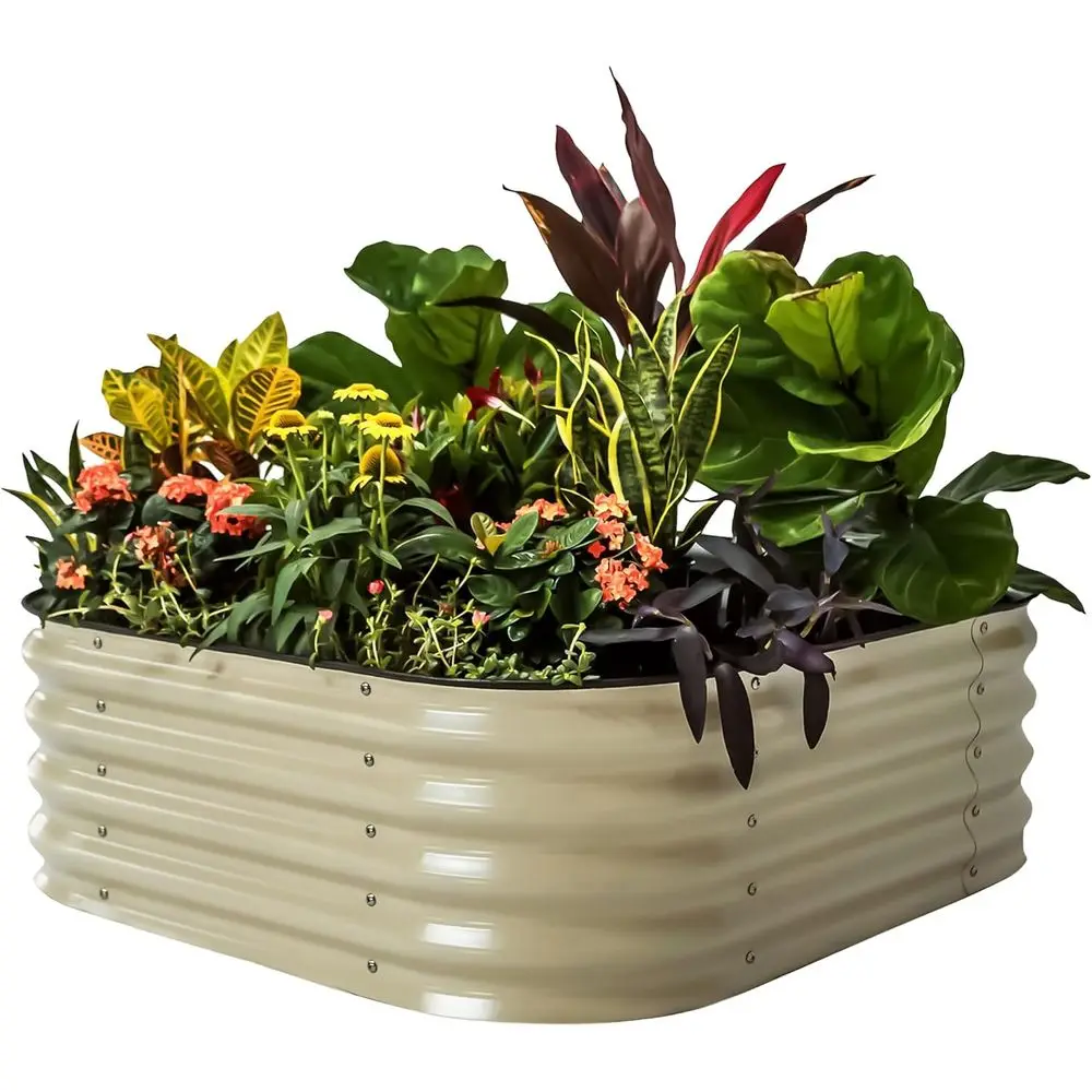 14 Tall 4-in-1 Metal Raised Ga - огляд і ціна Raised Garden Bed